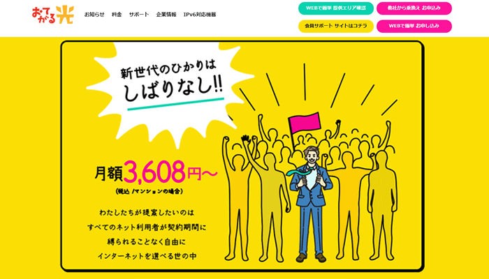 おてがる光のLP画像