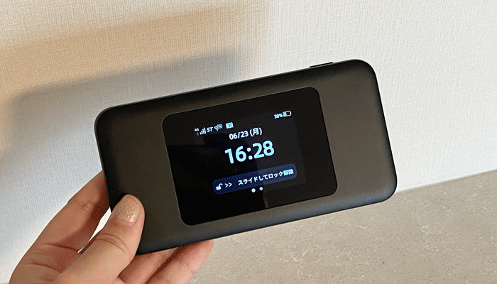 WiMAXの検証画像（自宅）