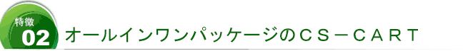 オールインワンパッケージのCS-Cart使用