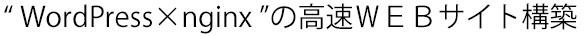 エンジンＸ搭載の高速サーバー使用