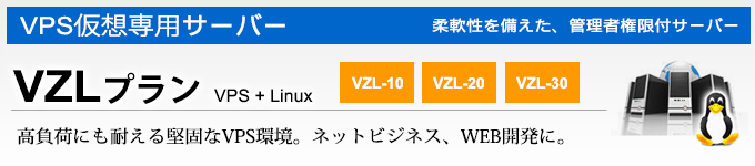 VPS仮想専用サーバーシリーズ柔軟性を備えた使える管理者権限付きサーバー